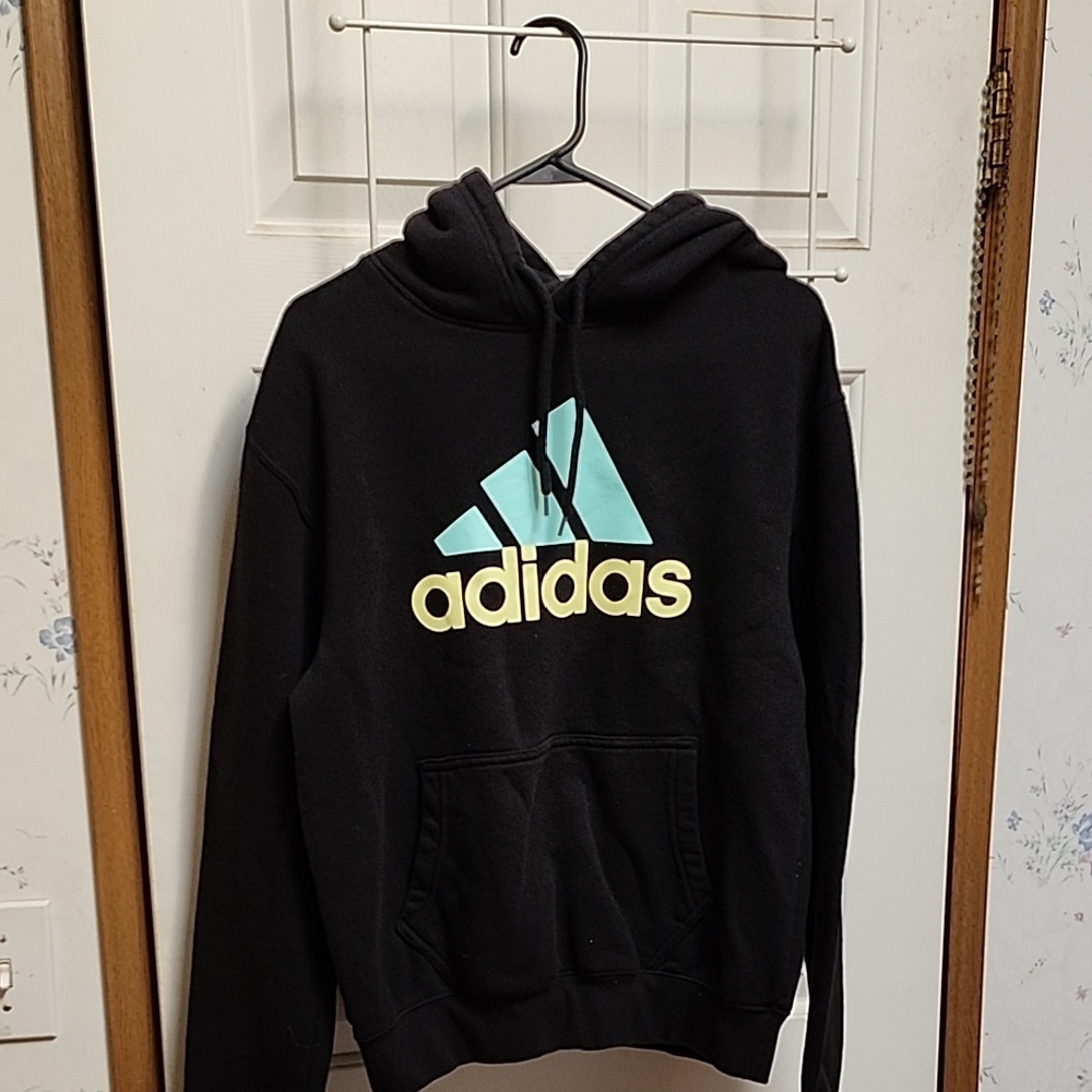 Adidas Black Hoodie with Logo